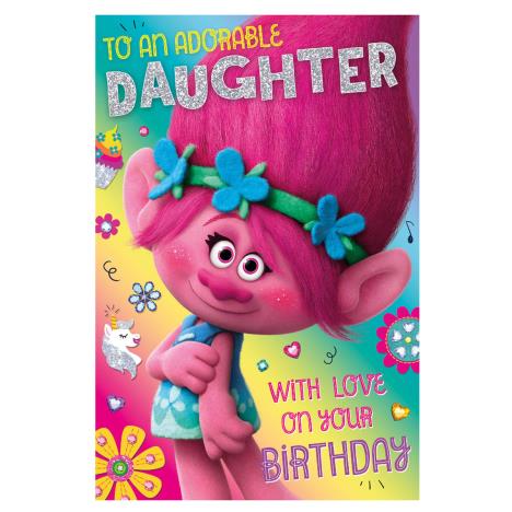 Adorable Daughter Pop Up Trolls Birthday Card £2.69